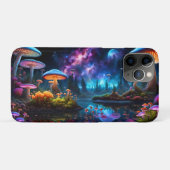Bioluminescente buitenaardse paddenstoelen op een Case-Mate iPhone case (Achterkant (horizontaal))