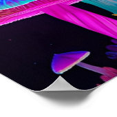 Bioluminescente Fantasie Paddenstoel Poster Set (Hoek)