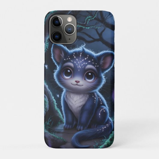 Bioluminescente Fantasie Schepsel Illustratie Case-Mate iPhone Case (Achterkant)