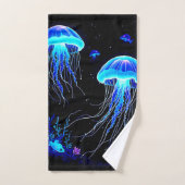 Bioluminescente kwallendroom bad handdoek (Handdoek)
