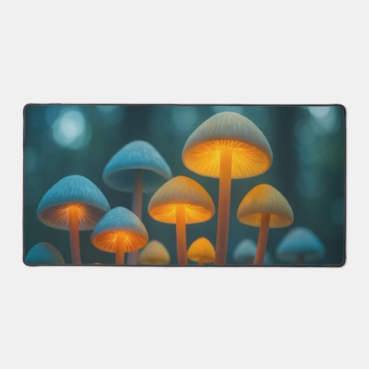 bioluminescente paddenstoelenmat bureaumat (Voorkant)