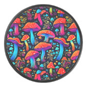 Bioluminescente paddenstoelkunst hockey puck (Voorkant)
