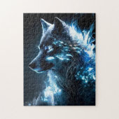 bioluminescente wolf legpuzzel (Verticaal)