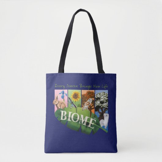 Biome Seasons Tote Bag (Voorkant)