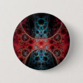 Biomechanica 1 Fractal Design Ronde Button 5,7 Cm (Voorkant)
