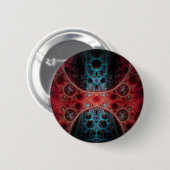 Biomechanica 1 Fractal Design Ronde Button 5,7 Cm (Voorkant /achterkant)