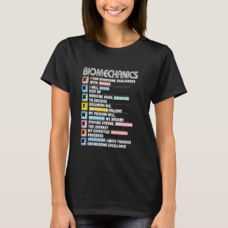 Biomechanica Engineer Motivacional T-shirt