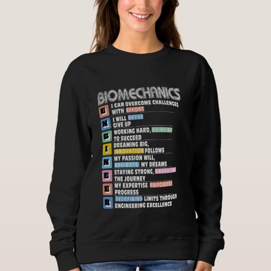 Biomechanica Engineer Motivacional Trui (Voorkant)