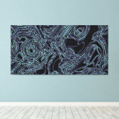 Biomechanisch Canvas Afdruk (Insitu (Houten vloer))