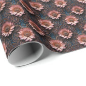 biomechanische bloei cadeaupapier (Rol Hoek)