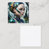 Biomechanische cybernetische reuzen zijn cyberneti vierkante visitekaartje (Voorkant / Achterkant)