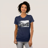 Biomechanische draak t-shirt (Voorkant volledig)