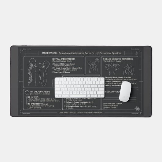 Biomechanische Ergonomische Houding Bureaumat (Keyboard & Muis)