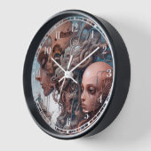 Biomechanische hoofden Surreal Sci-Fi Art (Hoek)