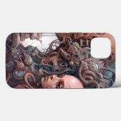 Biomechanische hoofden Surreal Sci-Fi Art Case-Mate iPhone Case (Achterkant (horizontaal))