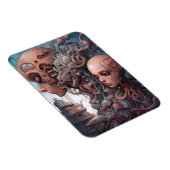 Biomechanische hoofden Surreal Sci-Fi Art Magneet (Rechterzijde)