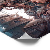 Biomechanische hoofden Surreal Sci-Fi Art Poster (Hoek)