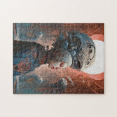 Biomechanische kop Surreal Sci-Fi Art Legpuzzel (Horizontaal)