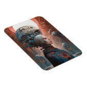 Biomechanische kop Surreal Sci-Fi Art Magneet (Rechterzijde)