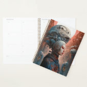 Biomechanische kop Surreal Sci-Fi Art Planner (Display)