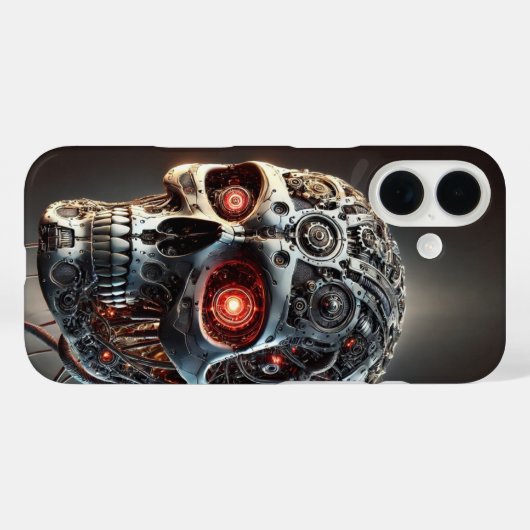 biomechanische schedel Case-Mate iPhone case (Achterkant (horizontaal))