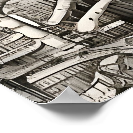 Biomechanische stad poster (Hoek)