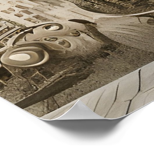 Biomechanische stad poster (Hoek)