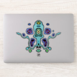 Biomechanische vreemde drone / alien squid v1 sticker