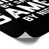 Biomedical Engineer By Day Gamer By Night Bio Med  Poster (Hoek)