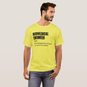 Biomedical Engineer Definition Shirt (Voorkant volledig)