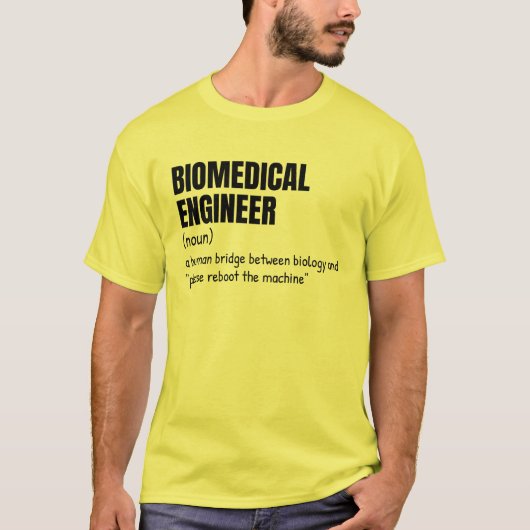 Biomedical Engineer Definition Shirt (Voorkant)