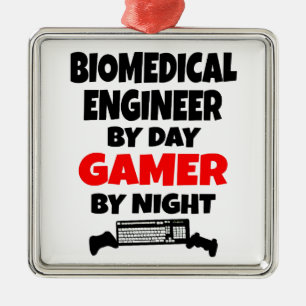 Biomedical Engineer Gamer Metalen Ornament