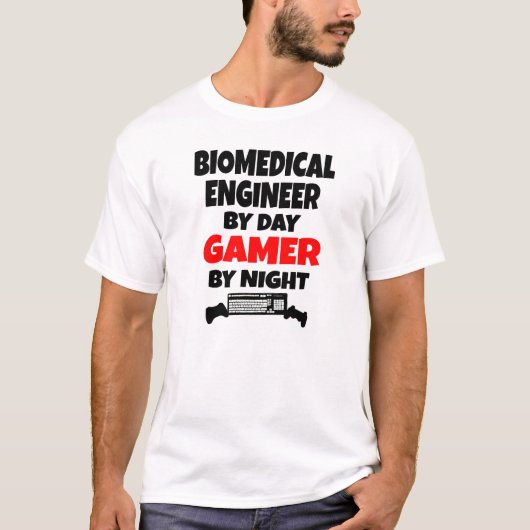 Biomedical Engineer Gamer T-shirt (Voorkant)