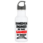 Biomedical Engineer Gamer Waterfles (Voorkant)