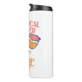 Biomedical Engineer Off Duty Funny Summer Beach Thermosbeker (Geroteerd rechts)