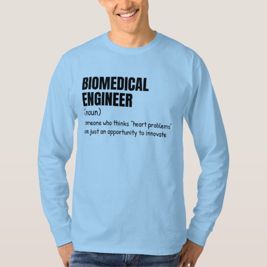 Biomedical Engineering Student Definition T-shirt (Voorkant)
