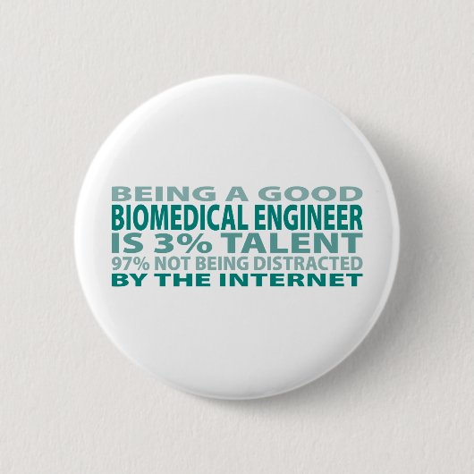 Biomedicale ingenieur 3% Talent Ronde Button 5,7 Cm (Voorkant)