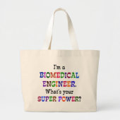 Biomedicale ingenieur grote tote bag (Voorkant)