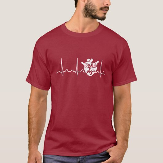 Biomedicale ingenieur hartslag t-shirt (Voorkant)