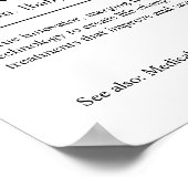 Biomedicale ingenieur Speciaal Gift Poster (Hoek)