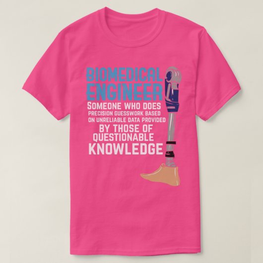 Biomedicale ingenieur t-shirt (Design voorkant)