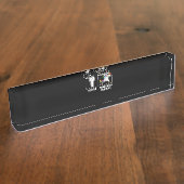 Biomedicale ingenieur Unicorn Dabbing Funny Lovers Naambordje (Zijkant)