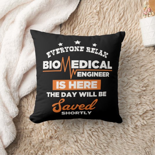 Biomedicale technische apparaten Lab houdt van cad Kussen (Deken)