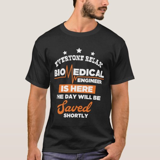 Biomedicale technische apparaten Lab houdt van cad T-shirt (Voorkant)