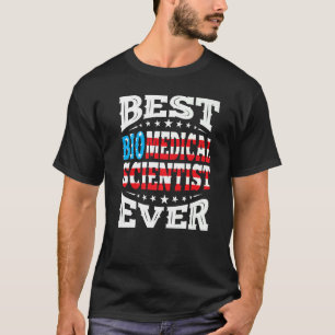 Biomedicale wetenschapper 4e juli Verenigde Staten T-shirt