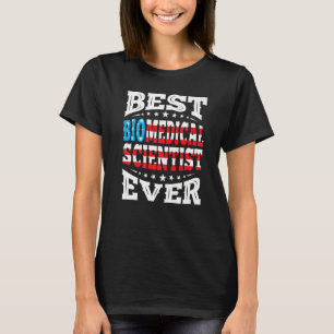 Biomedicale wetenschapper 4e juli Verenigde Staten T-shirt