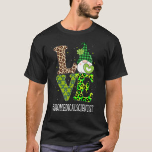 Biomedicale wetenschapper houdt van St Patricks Da T-shirt