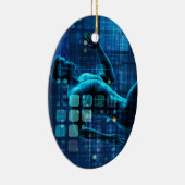 Biomedicale wetenschapstechniek of BME als concept Keramisch Ornament (Rechts)