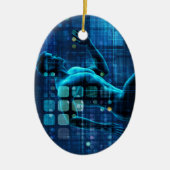 Biomedicale wetenschapstechniek of BME als concept Keramisch Ornament (Voorkant)