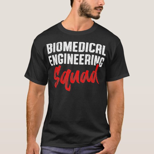 Biomedicus Engineer Squad Funny Engineering leger T-shirt (Voorkant)